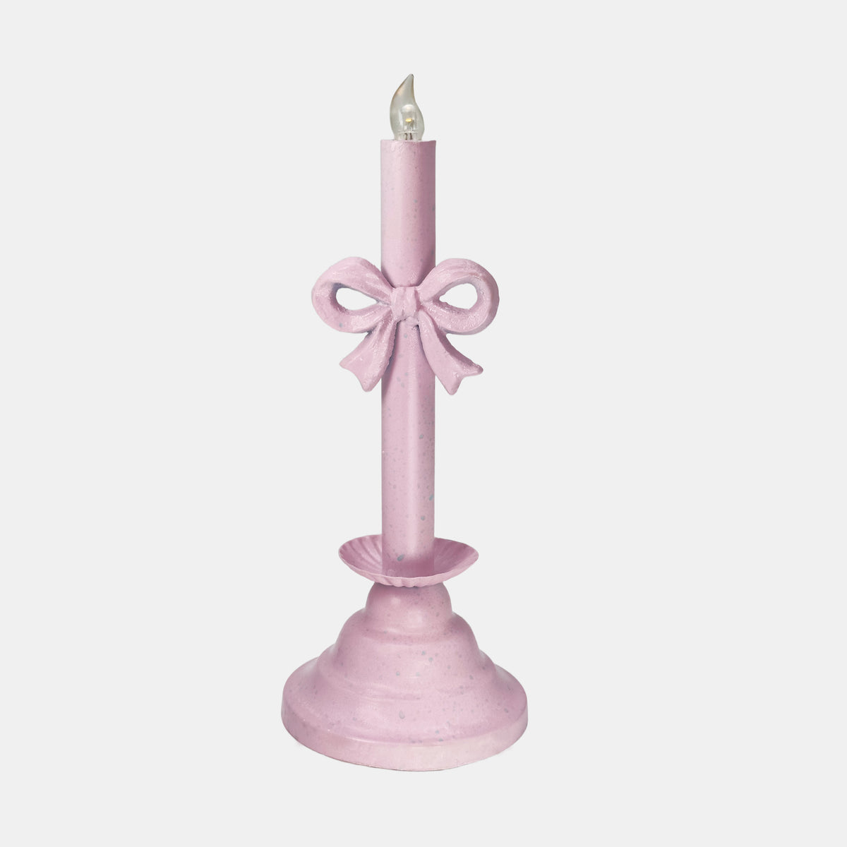 Bow-Knot Flameless Candles（Small） in Pink